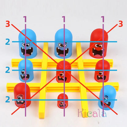 Gobble Up Tic Tac Toe - Tre i rad med en twist